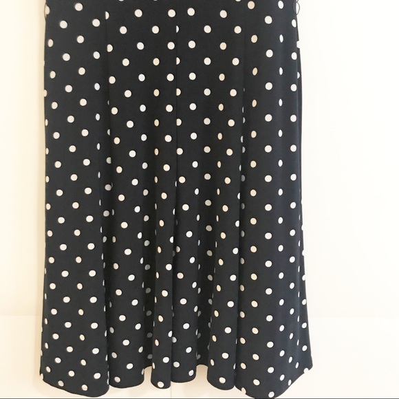 Lauren Ralph Lauren Navy White Polka Dot Dress - Picture 4 of 5